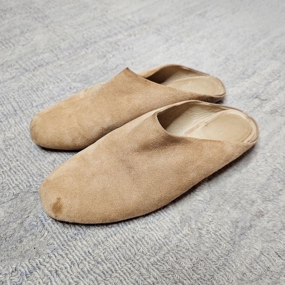 WANT Les Essentiels Beige Suede Slip-Ons - Picture 6 of 12